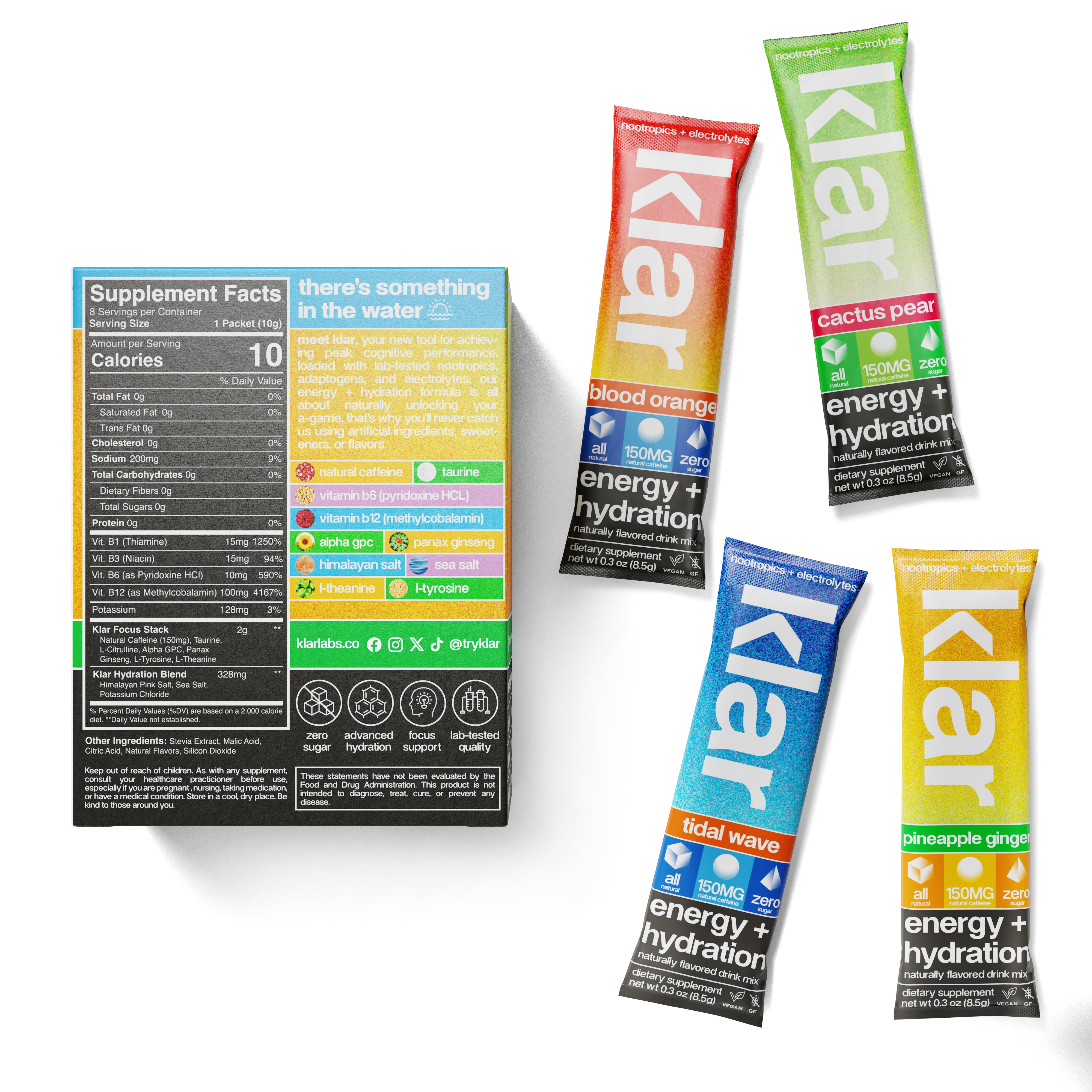 Energy + Focus + Hydration Drink Mix