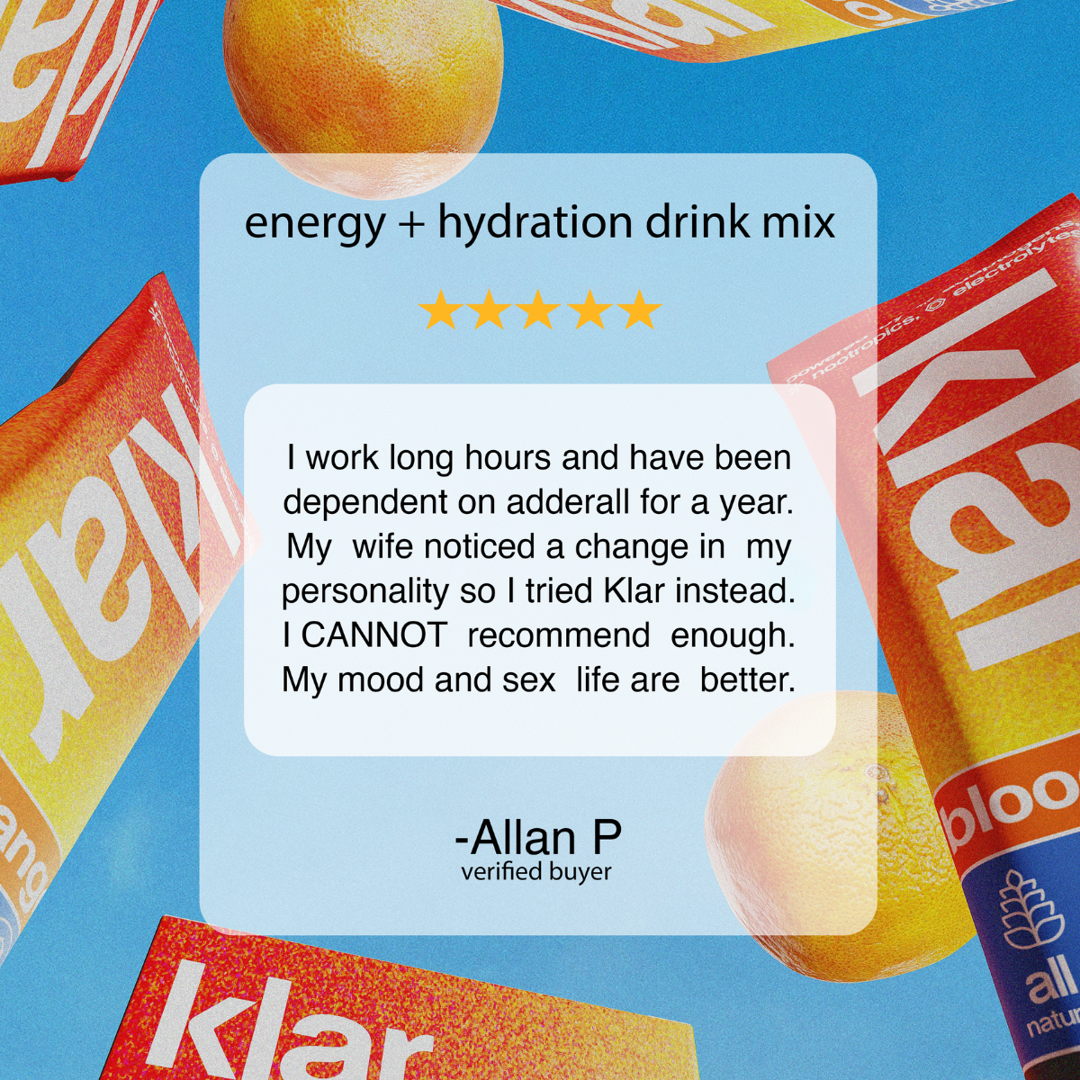 Energy + Hydration Drink Mix