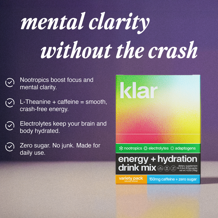 Klar Labs – Natural Energy & Hydration for Peak Performance